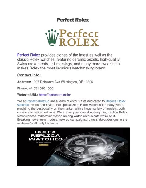 perfectrolex|where is perfect rolex located.